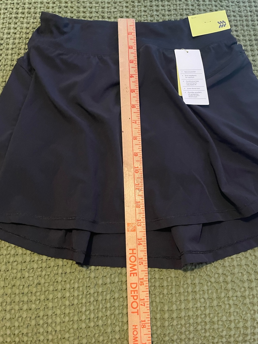 NWT All in Motion Girl's Black Athletic Skort - Picture 7 of 7